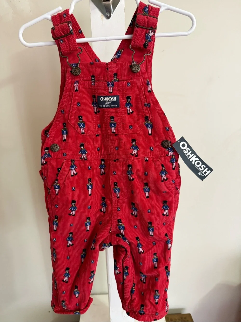 NWT Oshkosh B’Gosh Toy Soldier Overalls